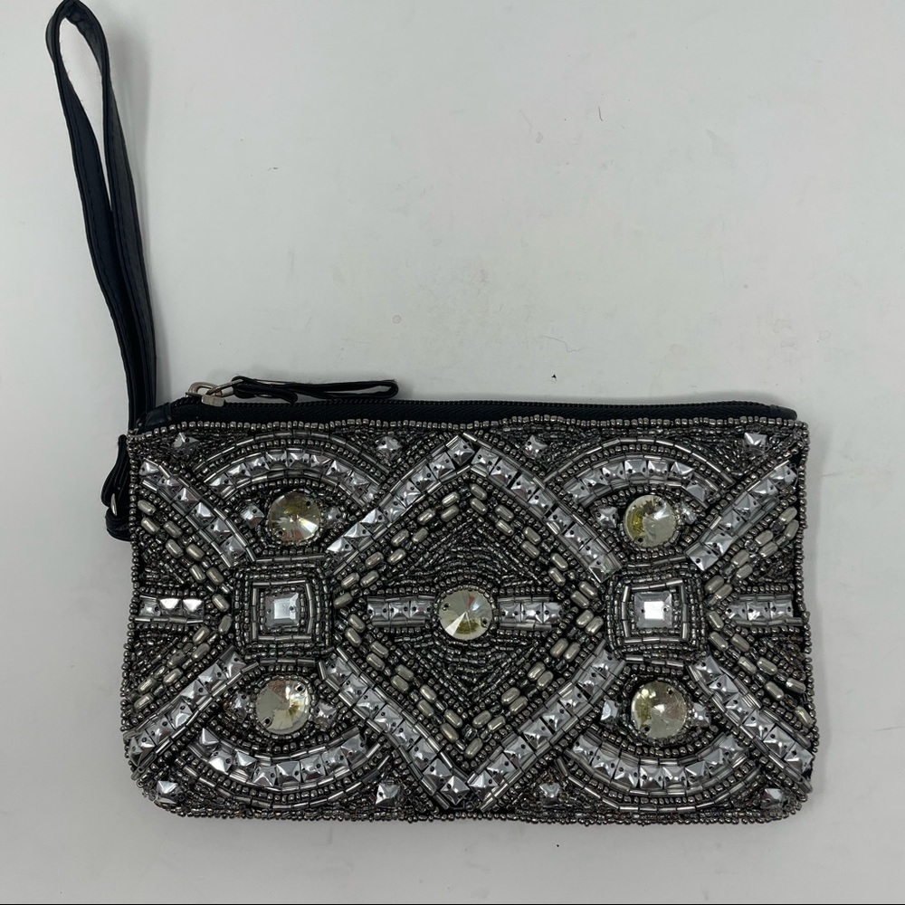 STILA Beaded Clutch or Make Up Bag